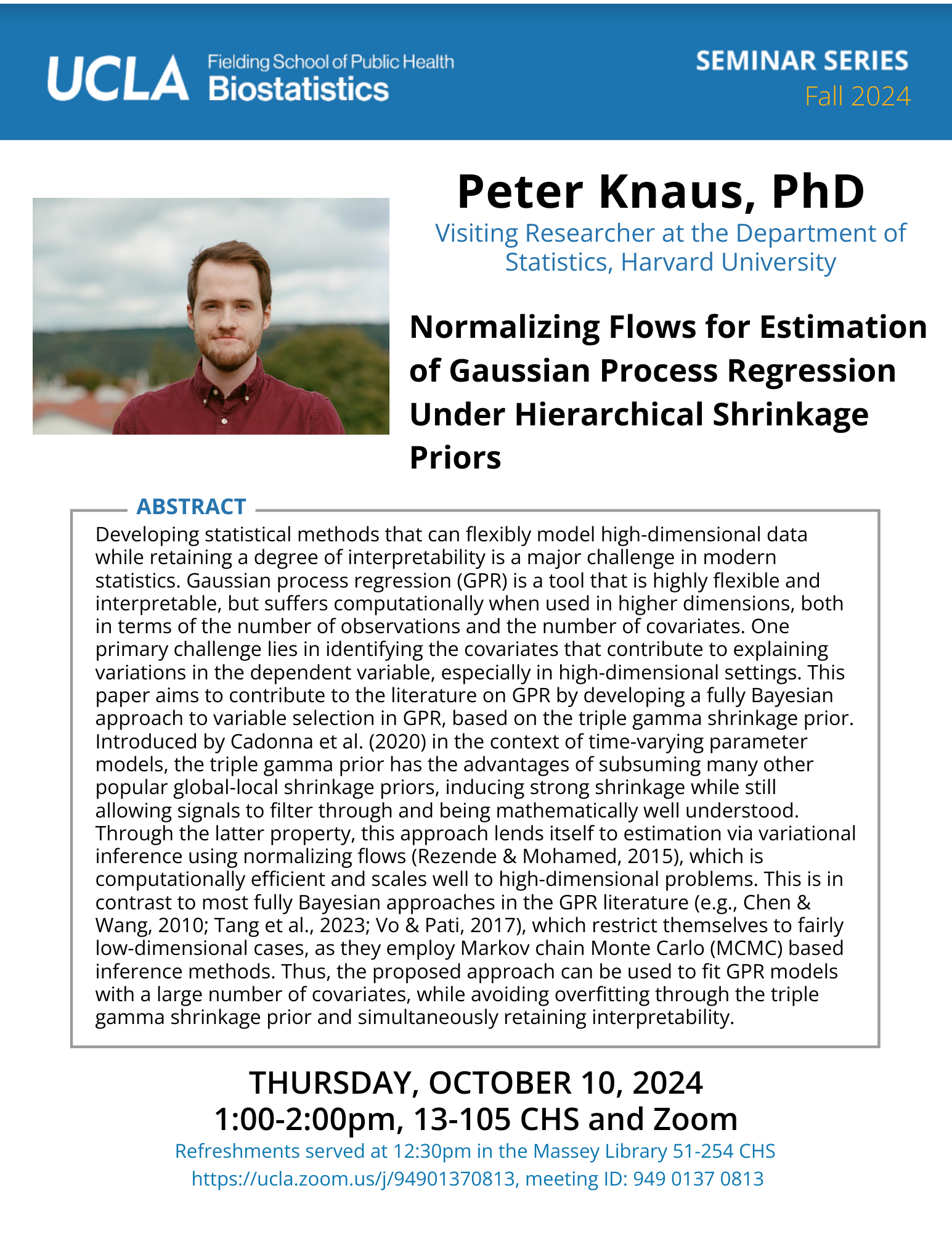 Peter Knaus Seminar Flyer 10-10-24