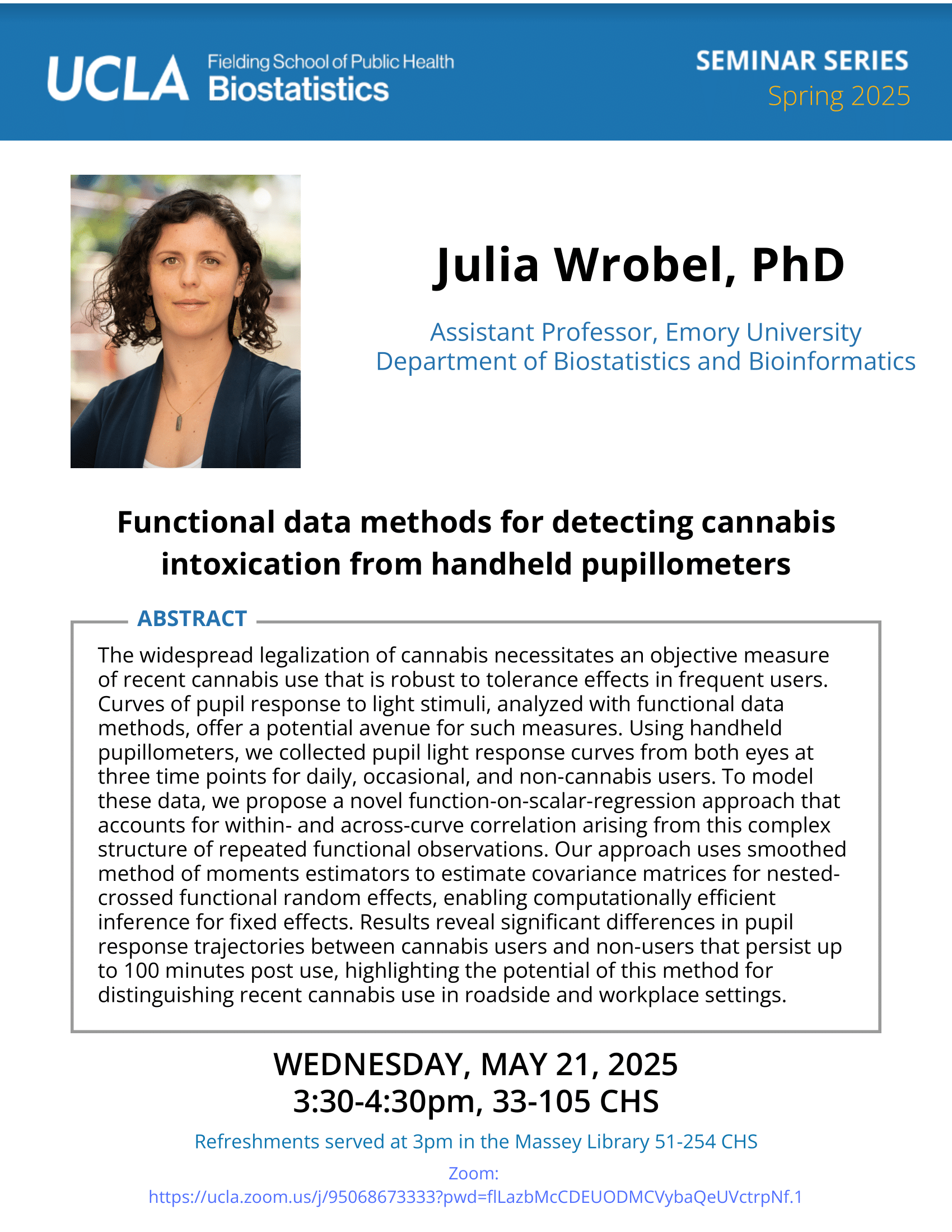 Julia Wrobel Seminar Flyer 5-21-25