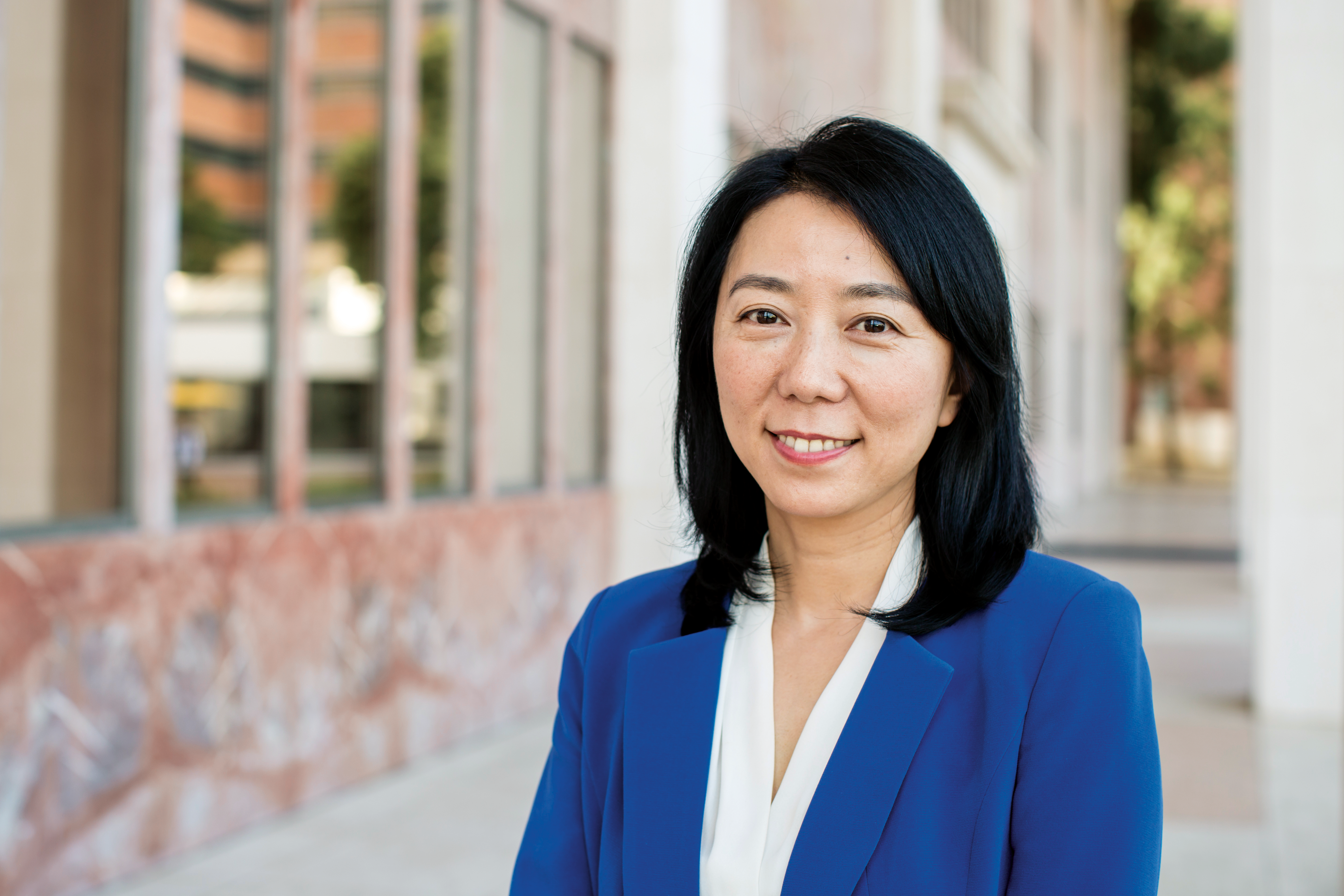 Dr. Yifang Zhu portrait presentation