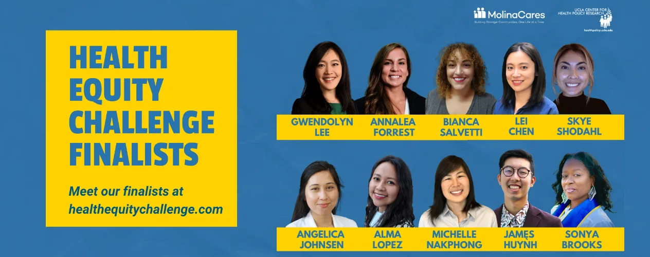 Health Equity Challenge finalists