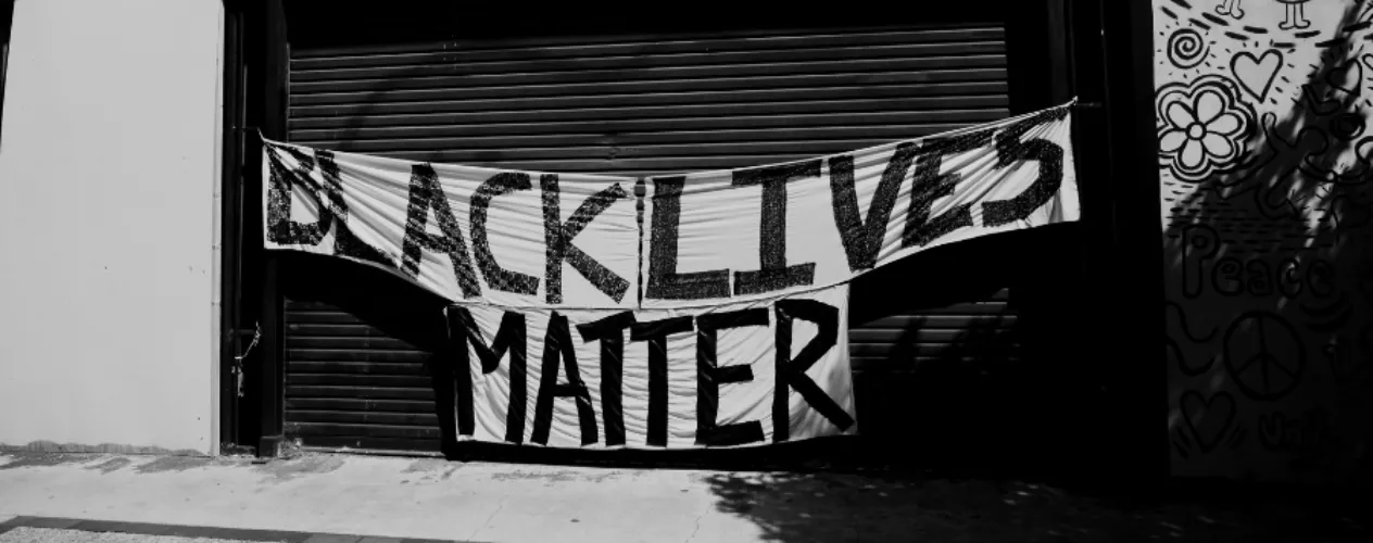 Black Lives Matter sign