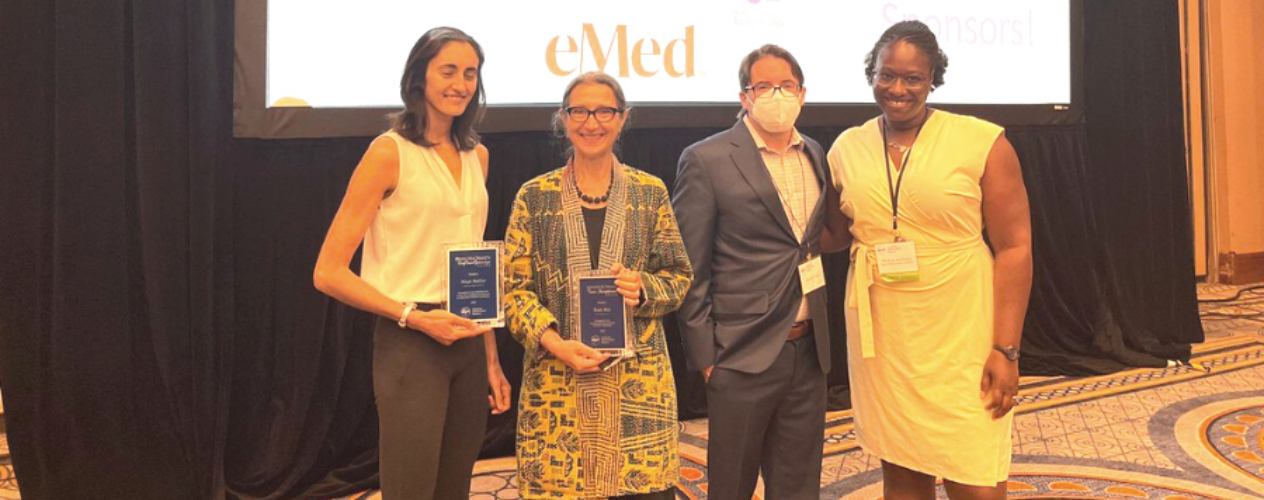Dr. Beate Ritz, center left, with her fellow Society for Epidemiologic Research’s award recipients