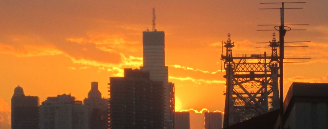 Los Angeles sunset skyline