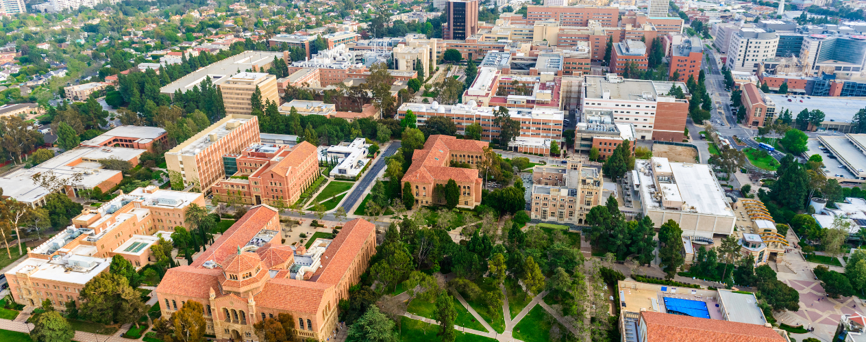 UCLA campus aerial photo