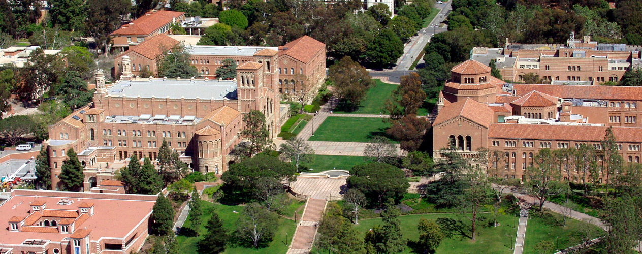 aerial image of UCLA campus