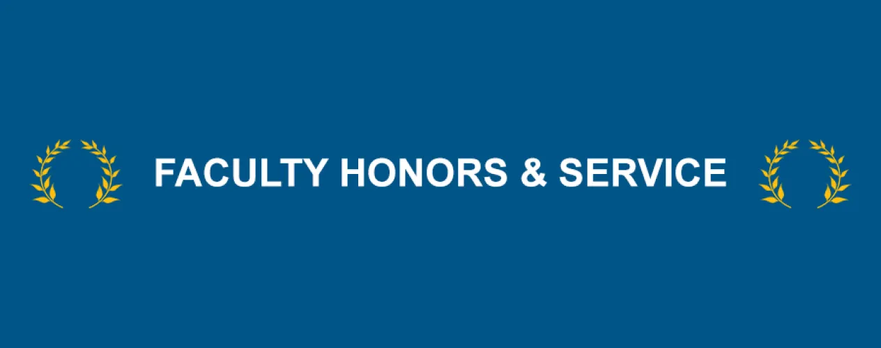 Faculty Honors & Service