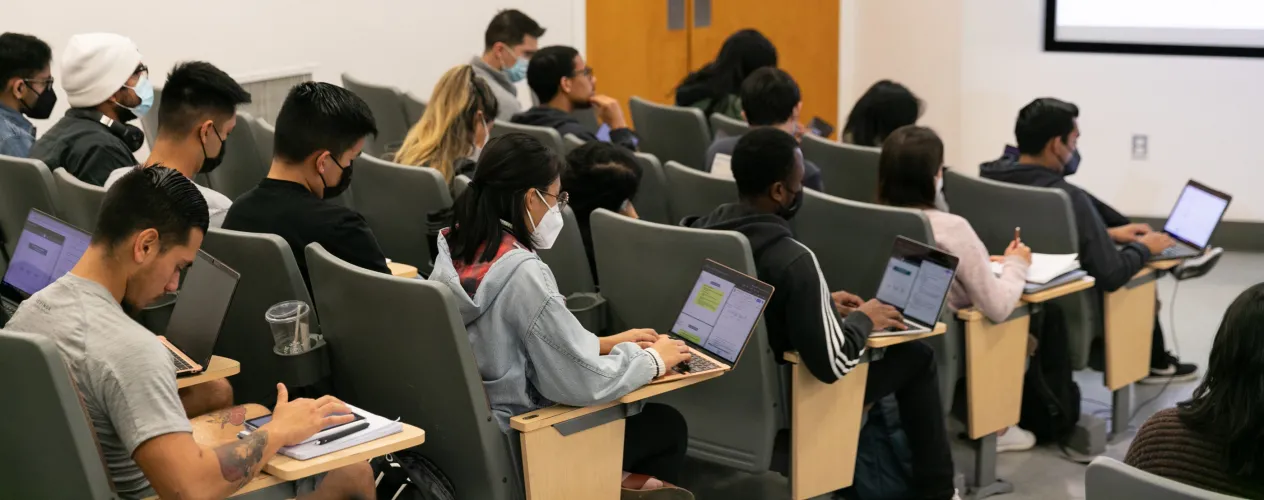 Students in the classroom