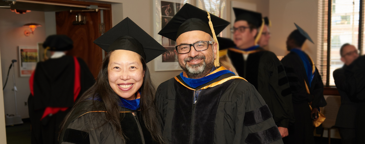 faculty members at graduation