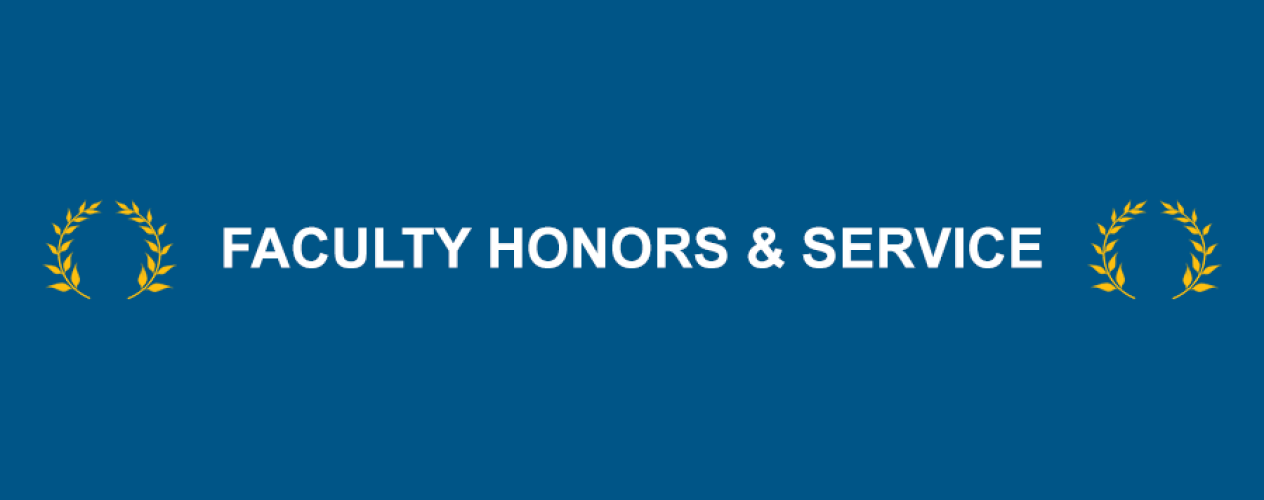 Faculty Honors & Service