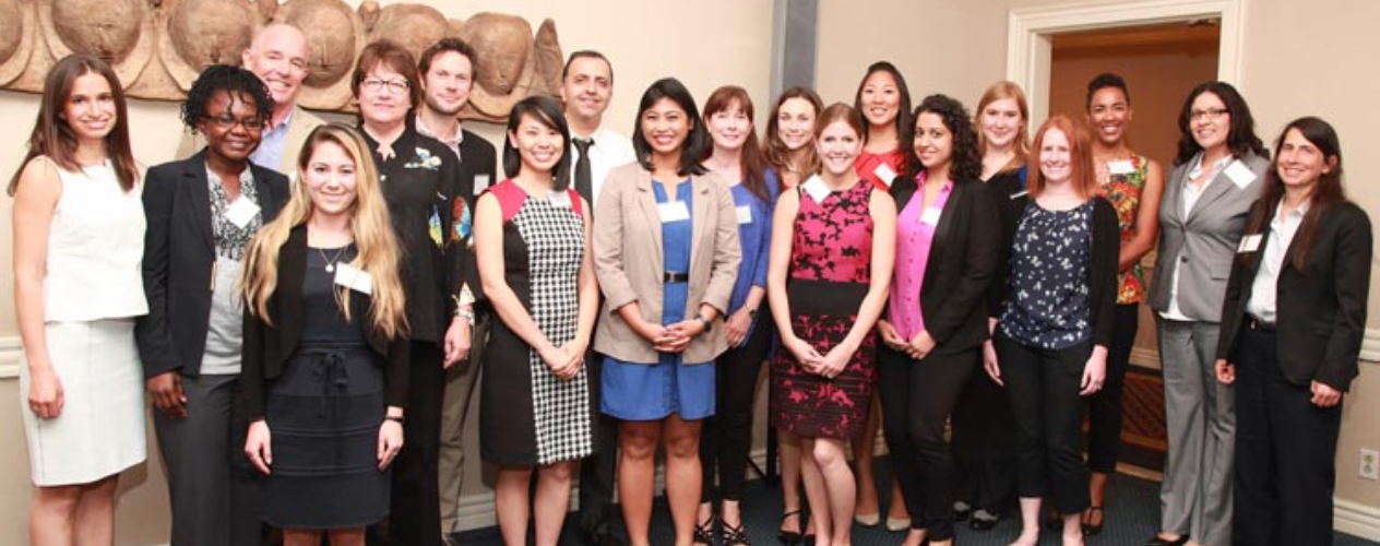 Group photo of award winners and honorees