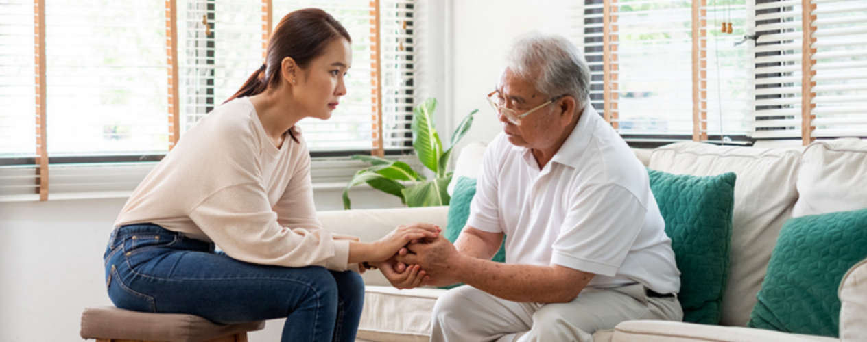 two people holding hands