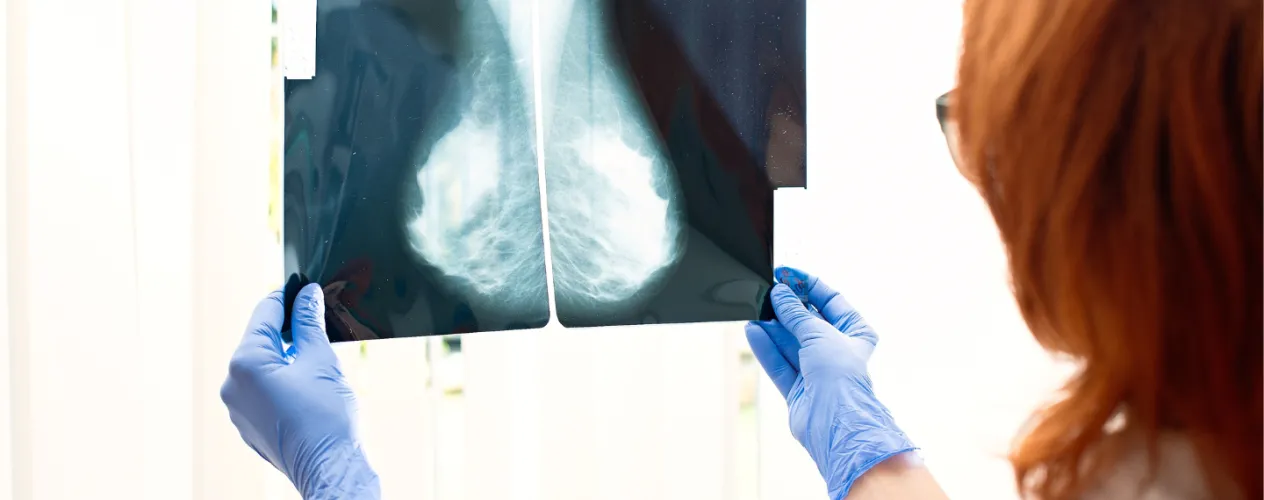 doctor examining xrays