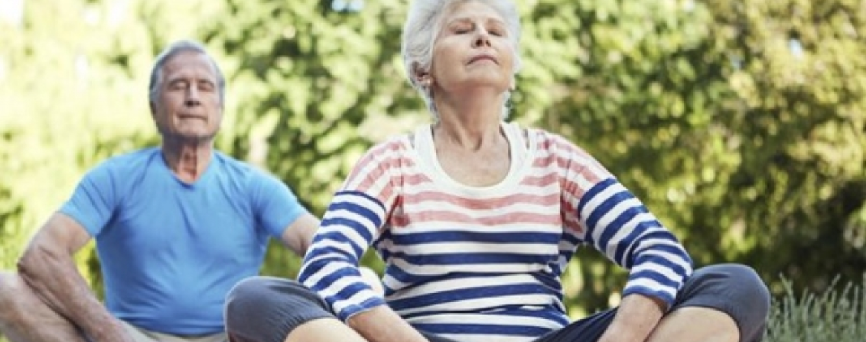 person meditating