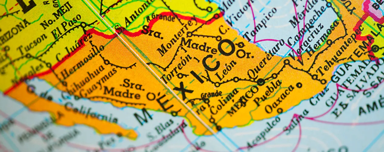map of Mexico