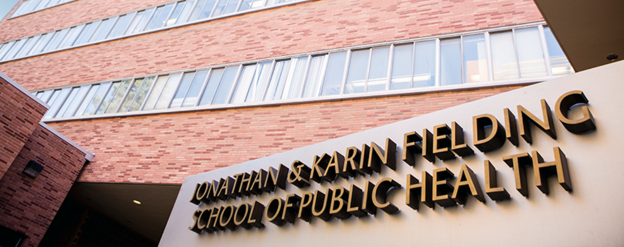 UCLA FSPH entrance sign