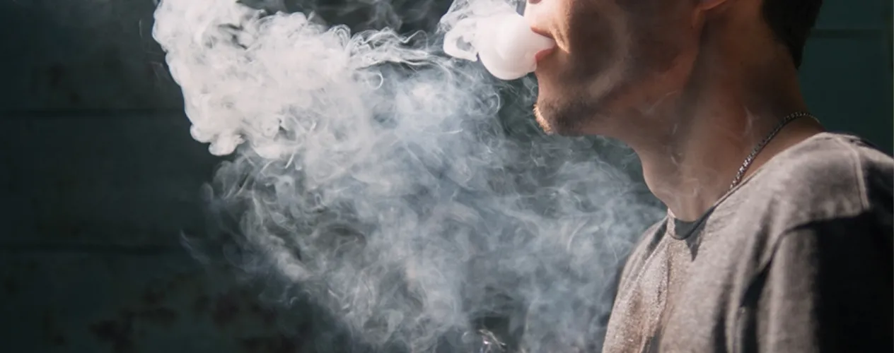person smoking