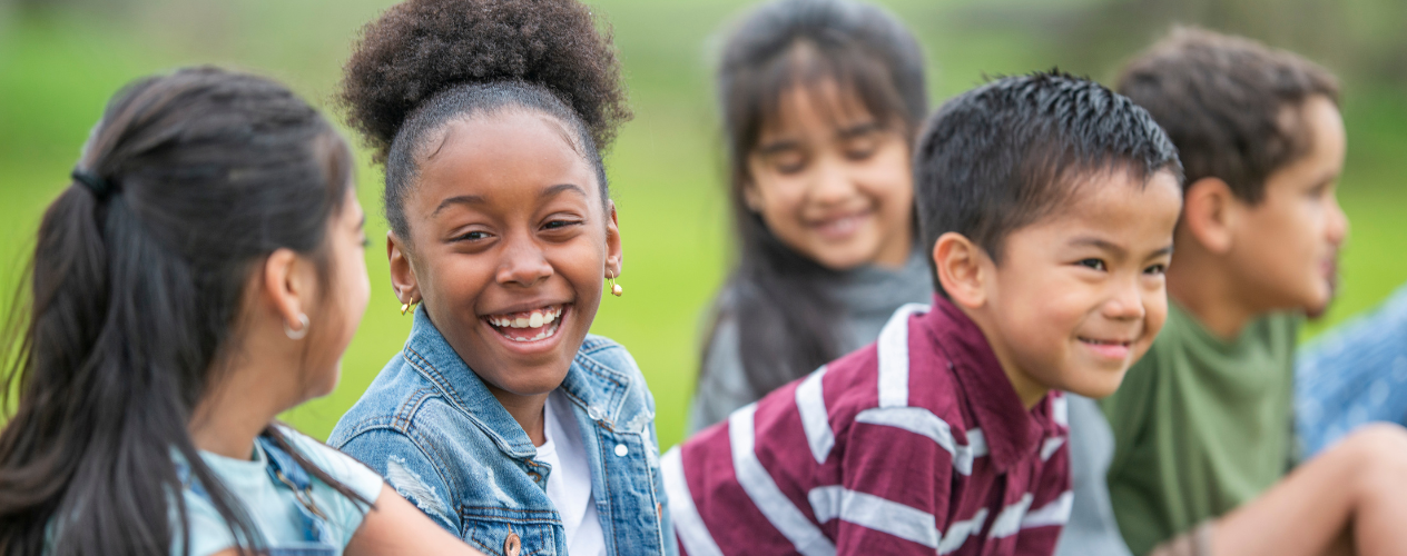 children smiling