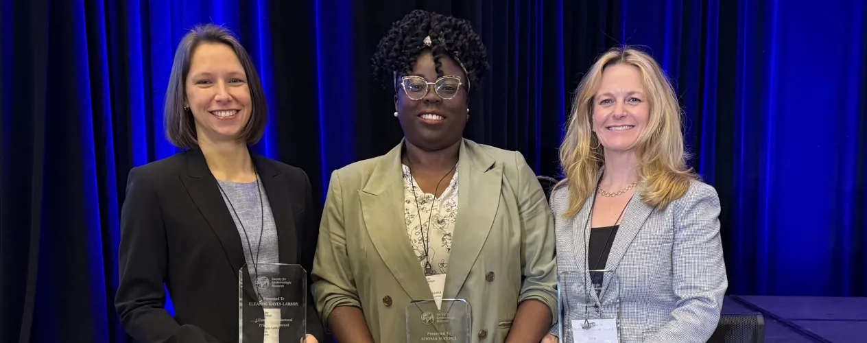 Rimoin, right, with fellow honorees