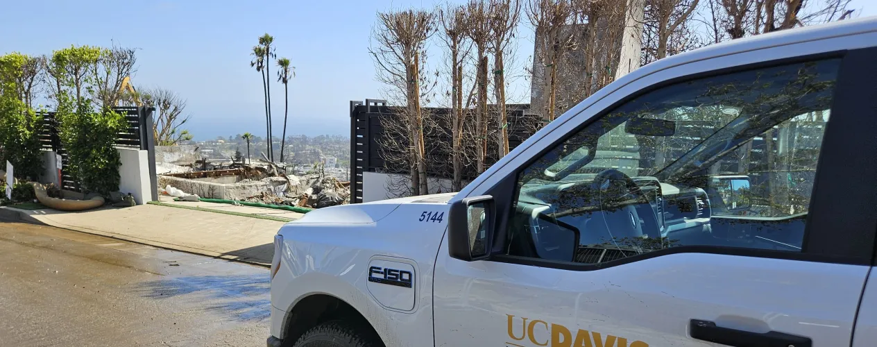 University of California researchers study aftermath of 2025 Los Angeles County wildfires.