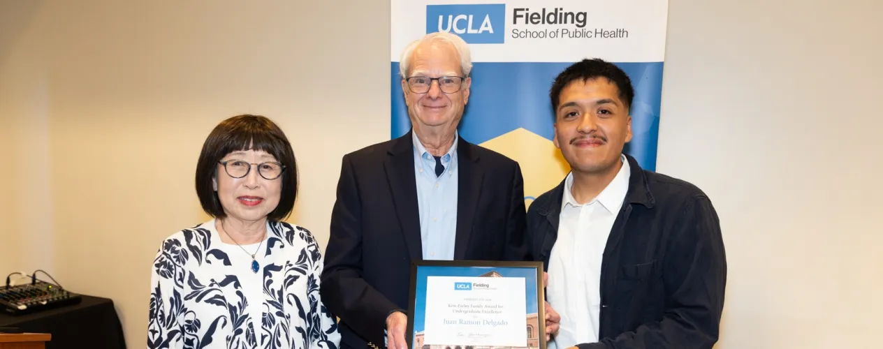 UCLA Fielding School of Public Health student Juan Ramon Delgado recognized for academic achievements