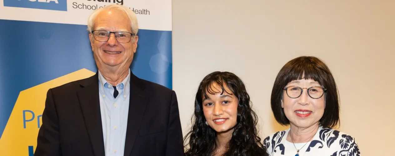 UCLA Fielding School of Public Health student Maria Mayet receives Academic Excellence Award