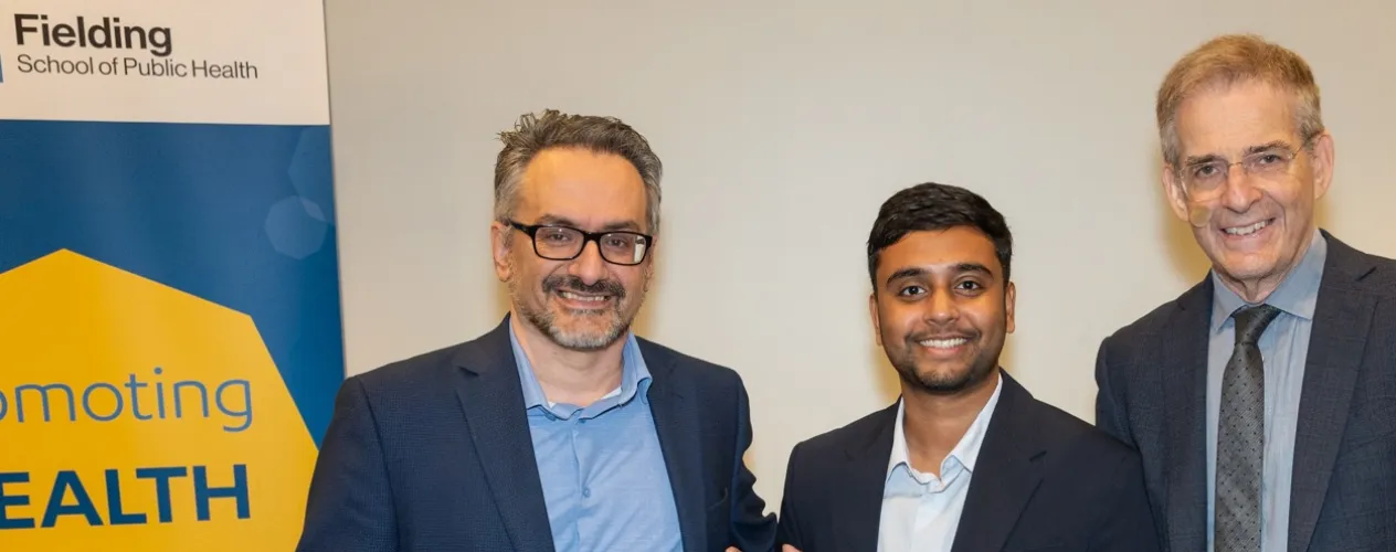 UCLA Fielding School of Public Health’s Soumyakanti Pan receives Outstanding Student Award