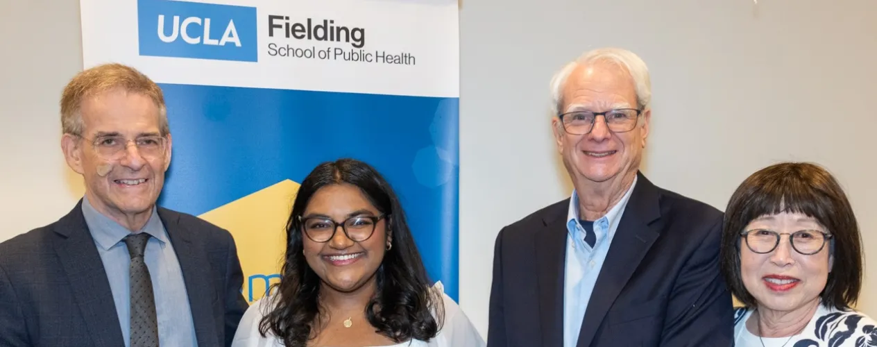 UCLA Fielding School of Public Health student Shreya Sundar receives Academic Excellence Award