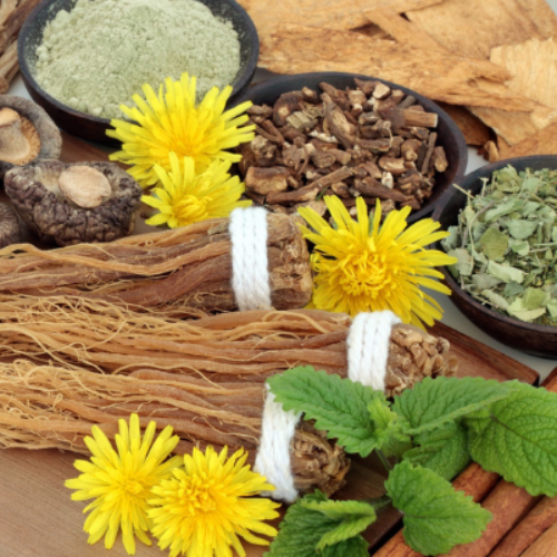 Table full of adaptogens