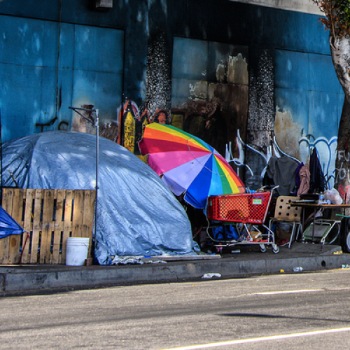 homeless encampment 