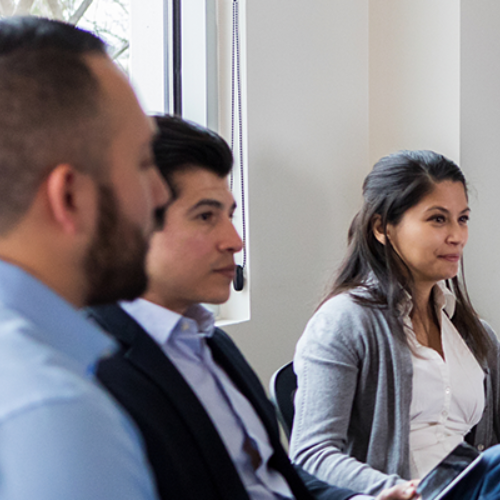 people in a meeting