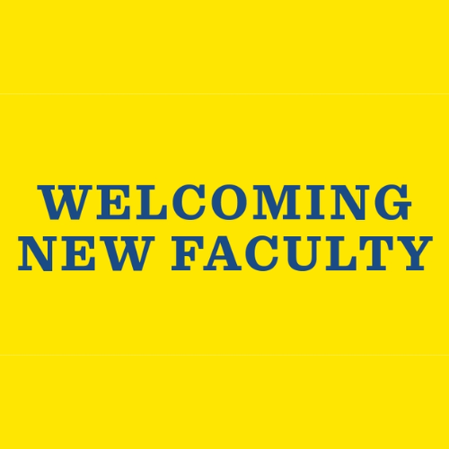 welcoming new faculty