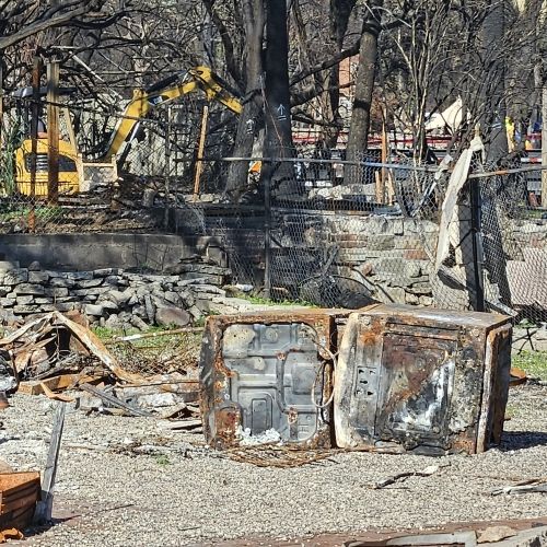 Aftermath of LA Fire. Photo shot March 24 2025. (c) Michael Kleeman, UC Davis