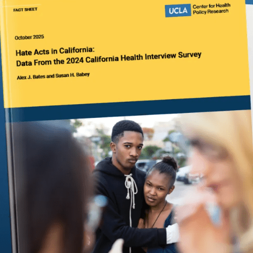 Hate Acts in California: Using the 2024 California Health Interview Survey