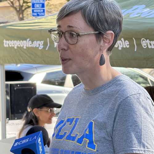 UCLA researchers conduct free soil testing for residents near Eaton Fire burn area