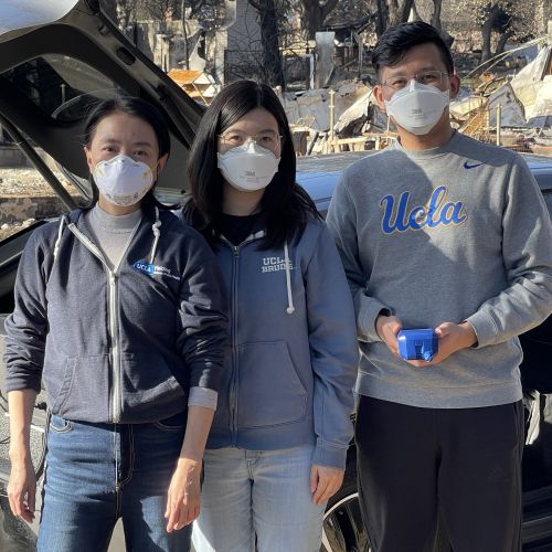 rom left to right, Dr. Yifang Zhu, Dr. Yuan Yao, and Dr. Haoxuan Chen.