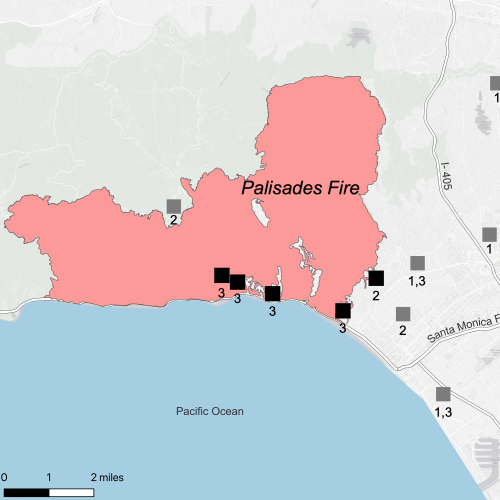 NPR (KPCC-FM) | "New UCLA study suggests homes in burn zones have elevated pollutant levels"