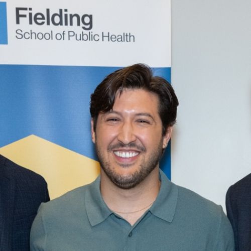 UCLA Fielding School of Public Health student Dillon Trujillo receives Outstanding Student Award