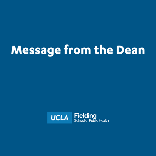 Message from the Dean