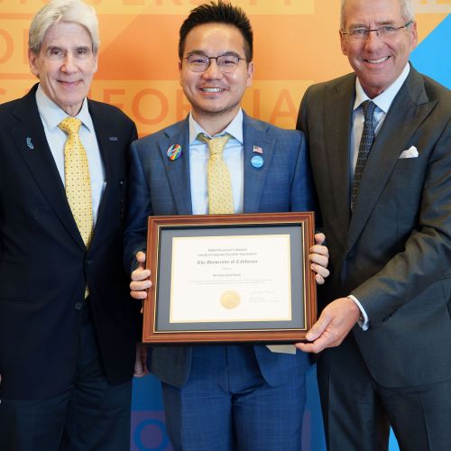 UCLA Fielding graduate student honored with President’s Award at UC Regents meeting