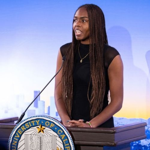 UCLA Fielding alum Naomi Hammonds (MPH ’26) serves university as member of “True Bruin Values” committee