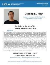 Didong Li Seminar Flyer 10-1-25