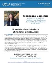 Francesca Dominici Seminar Flyer 10-14-25