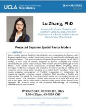 Lu Zhang Seminar Flyer 10-8-25