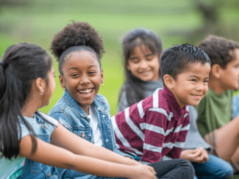 children smiling