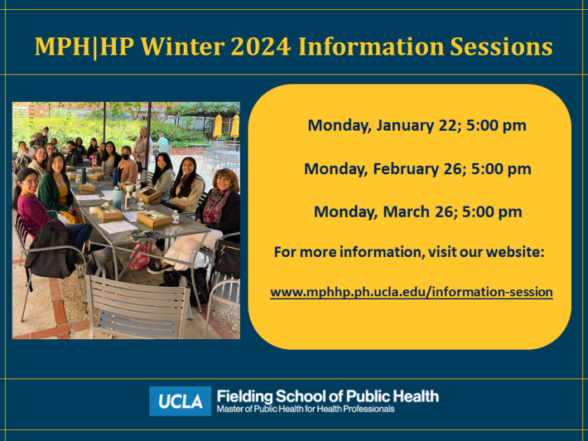 MPH | HP Winter 2024 Information Sessions
