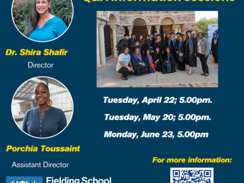 MPH/HP Spring Q&A Information Sessions