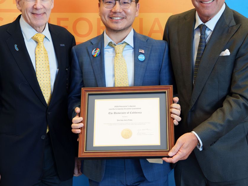 UCLA Fielding graduate student honored with President’s Award at UC Regents meeting