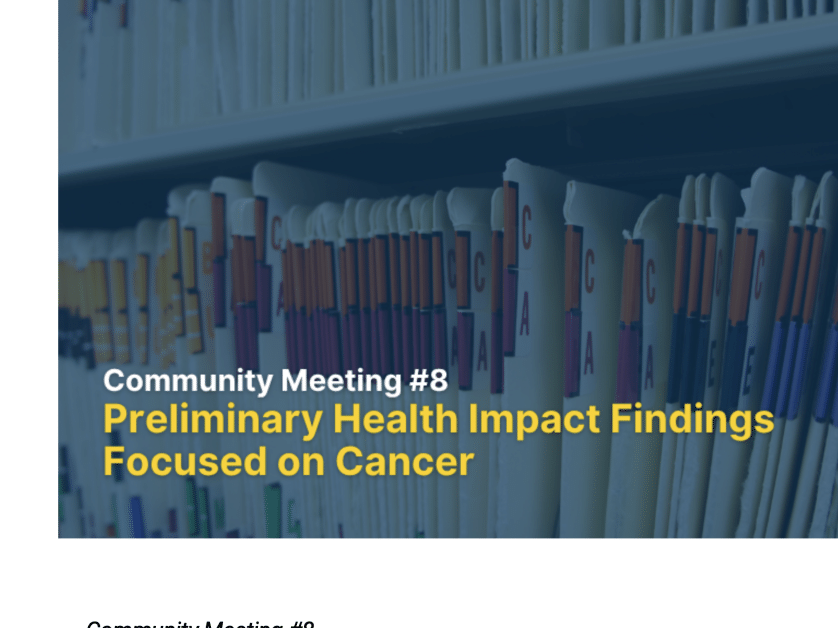 Aliso Canyon Disaster Health Research Study - Community Meeting