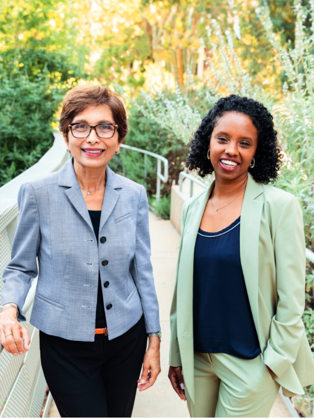 Roshan Bastani and Naomi Zewde