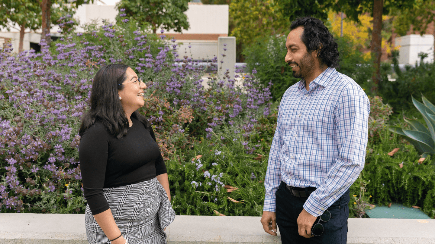 Alitzel Serrano, one of the Tougaloo Scholars, was mentored by Dr. Hiram Beltran-Sanchez, FSPH associate professor of community health sciences.